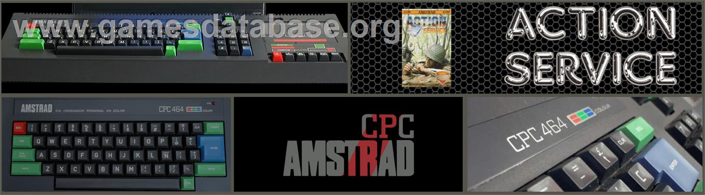 Action Service - Amstrad CPC - Artwork - Marquee